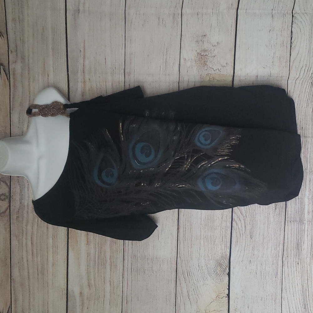 Torrid Peacock Feather Tee